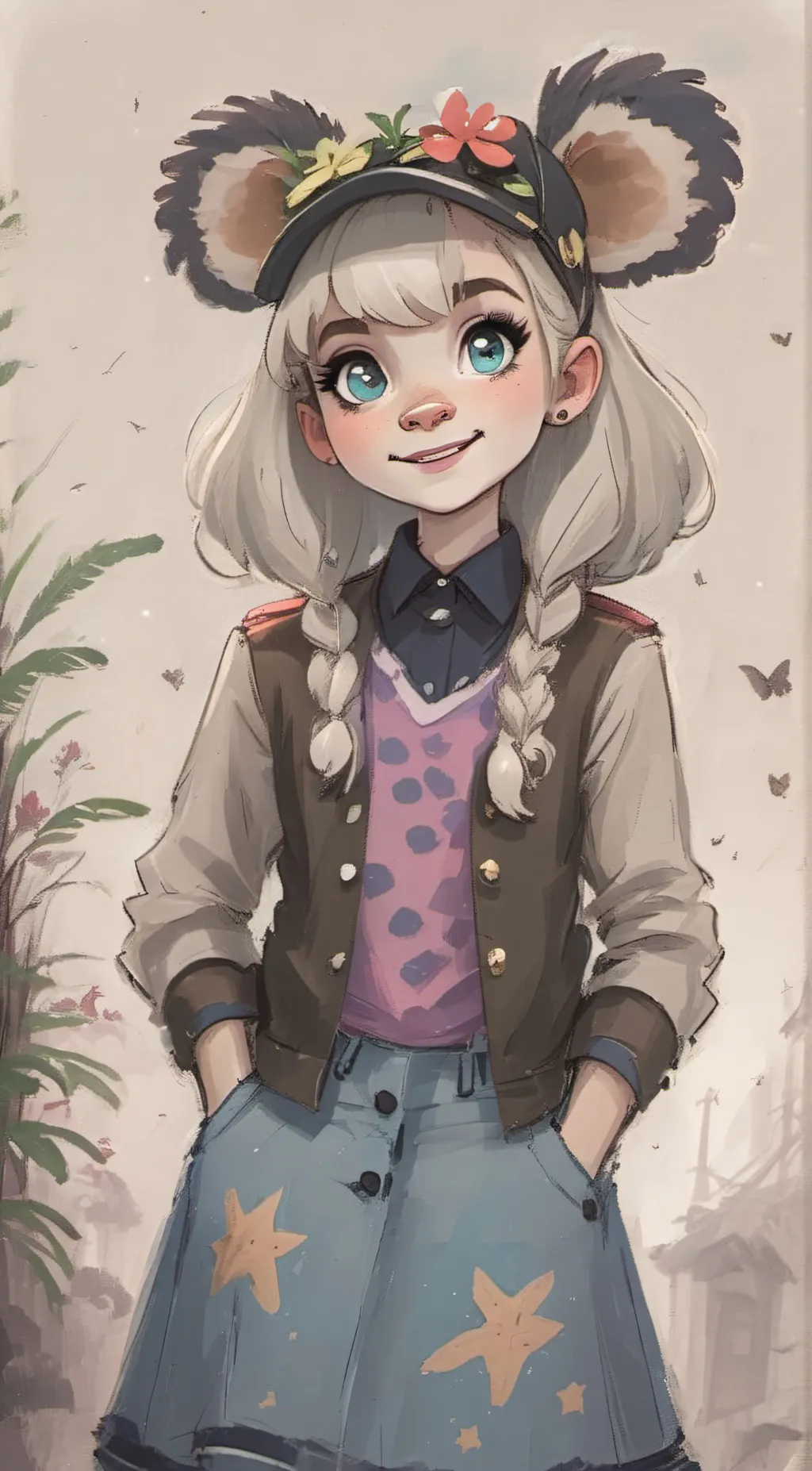 ai character: Kayla  background