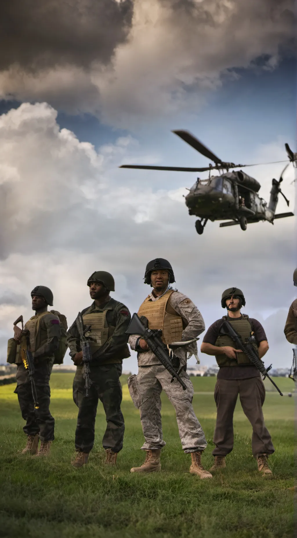 ai character: USA team 1 background