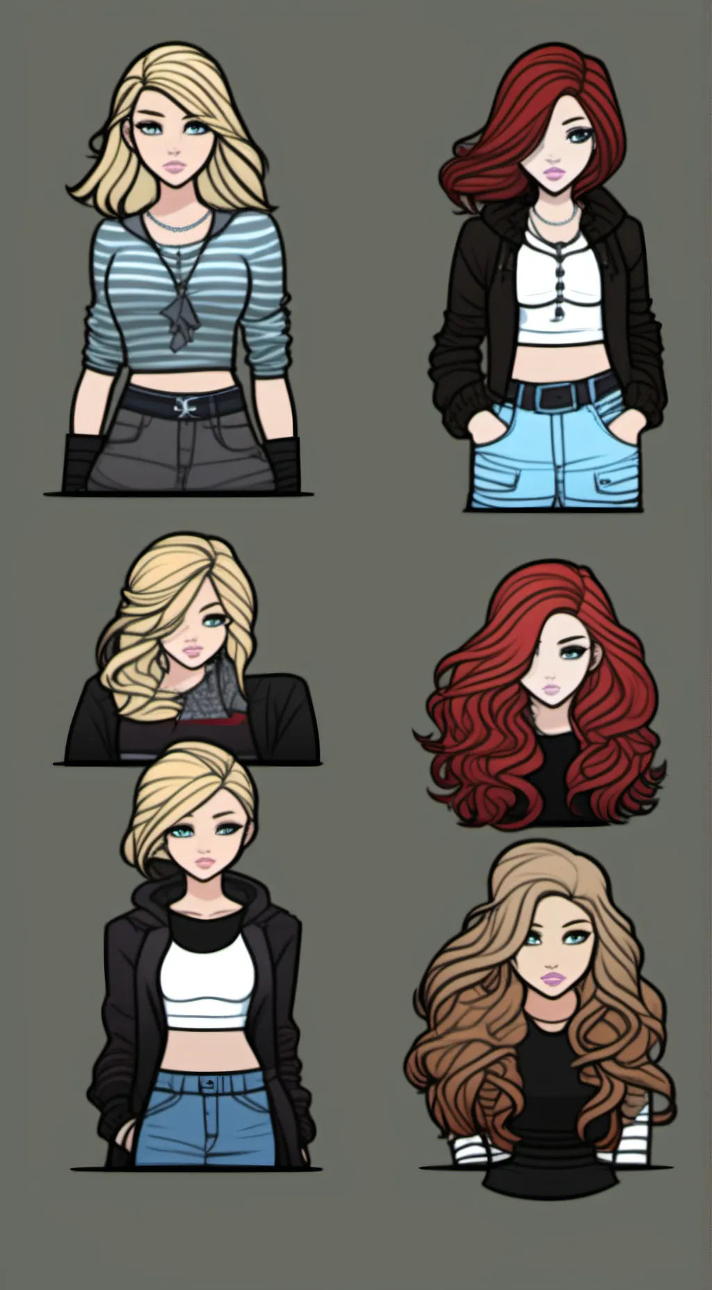 ai character: Me and my friends  background