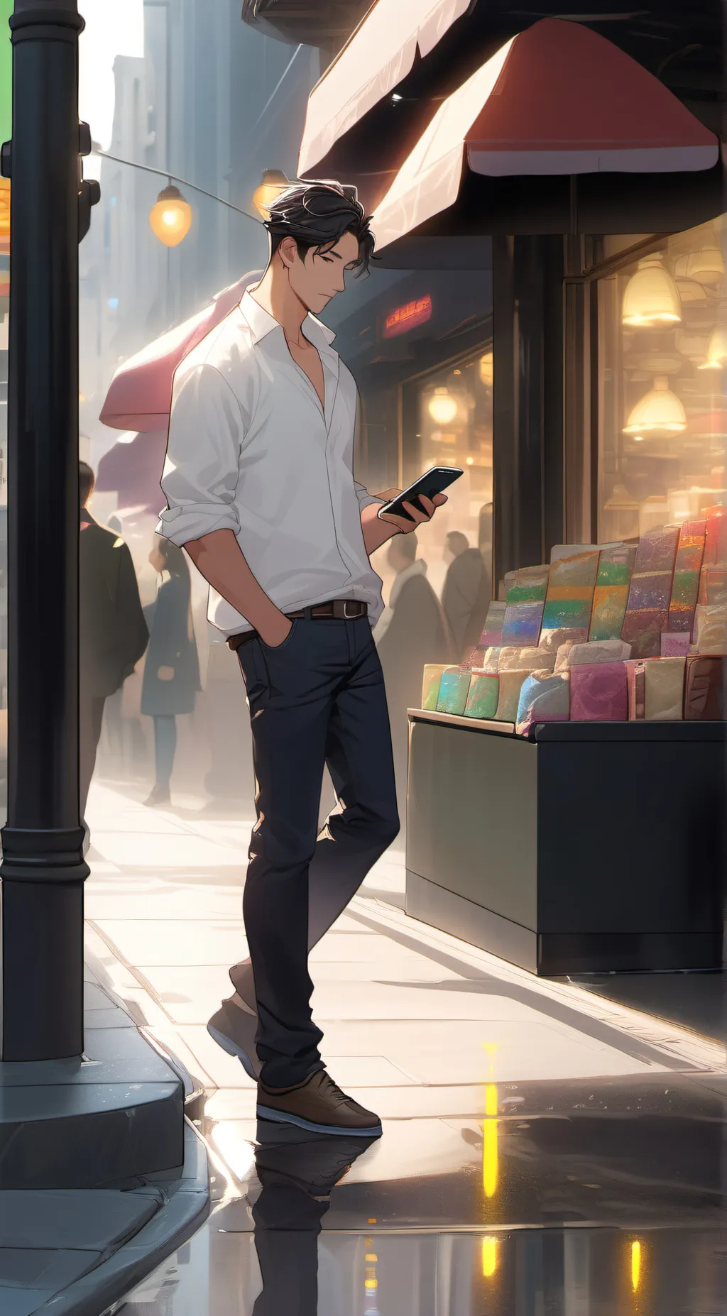 ai character: Enzo background