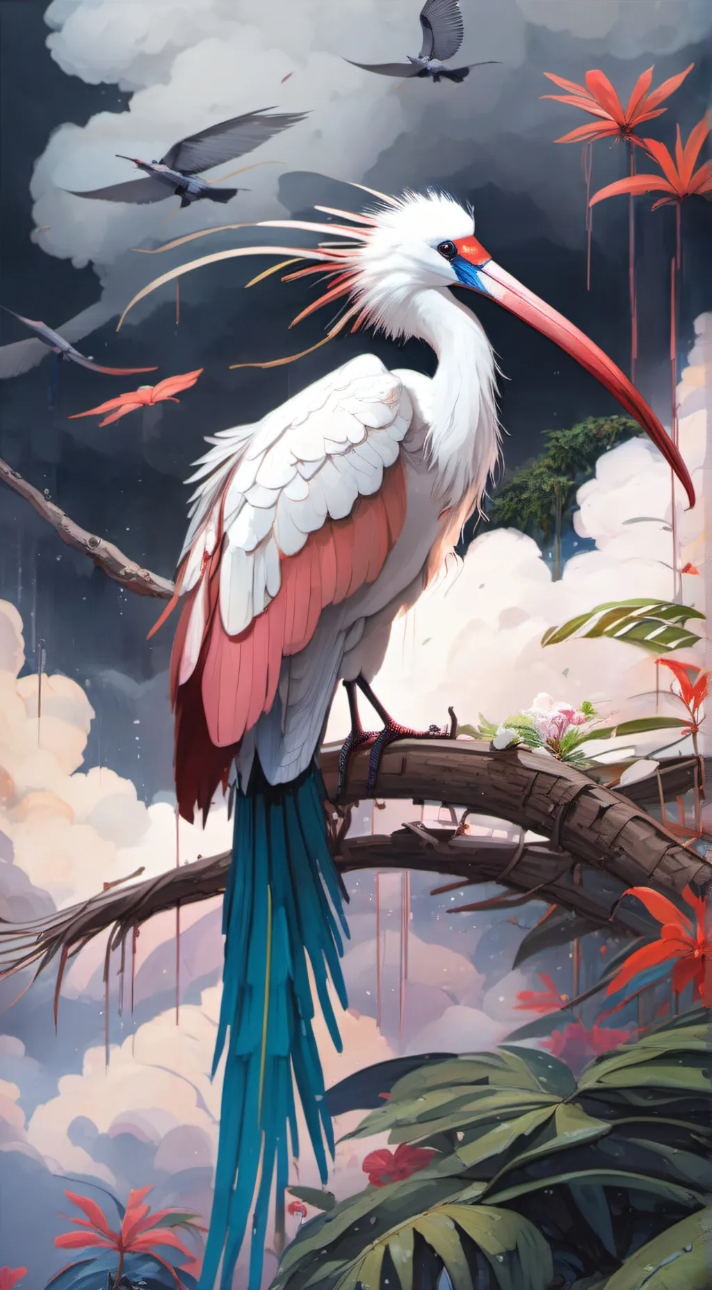 ai character: The Dupebird background