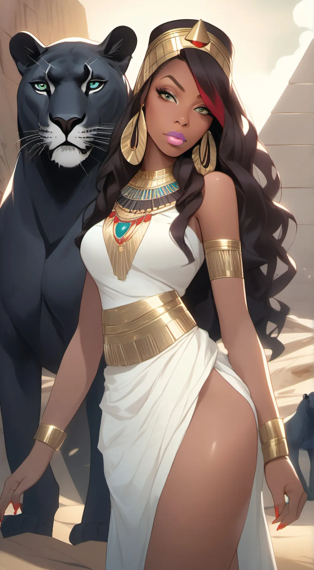 ai character: Queen Star'Lex background