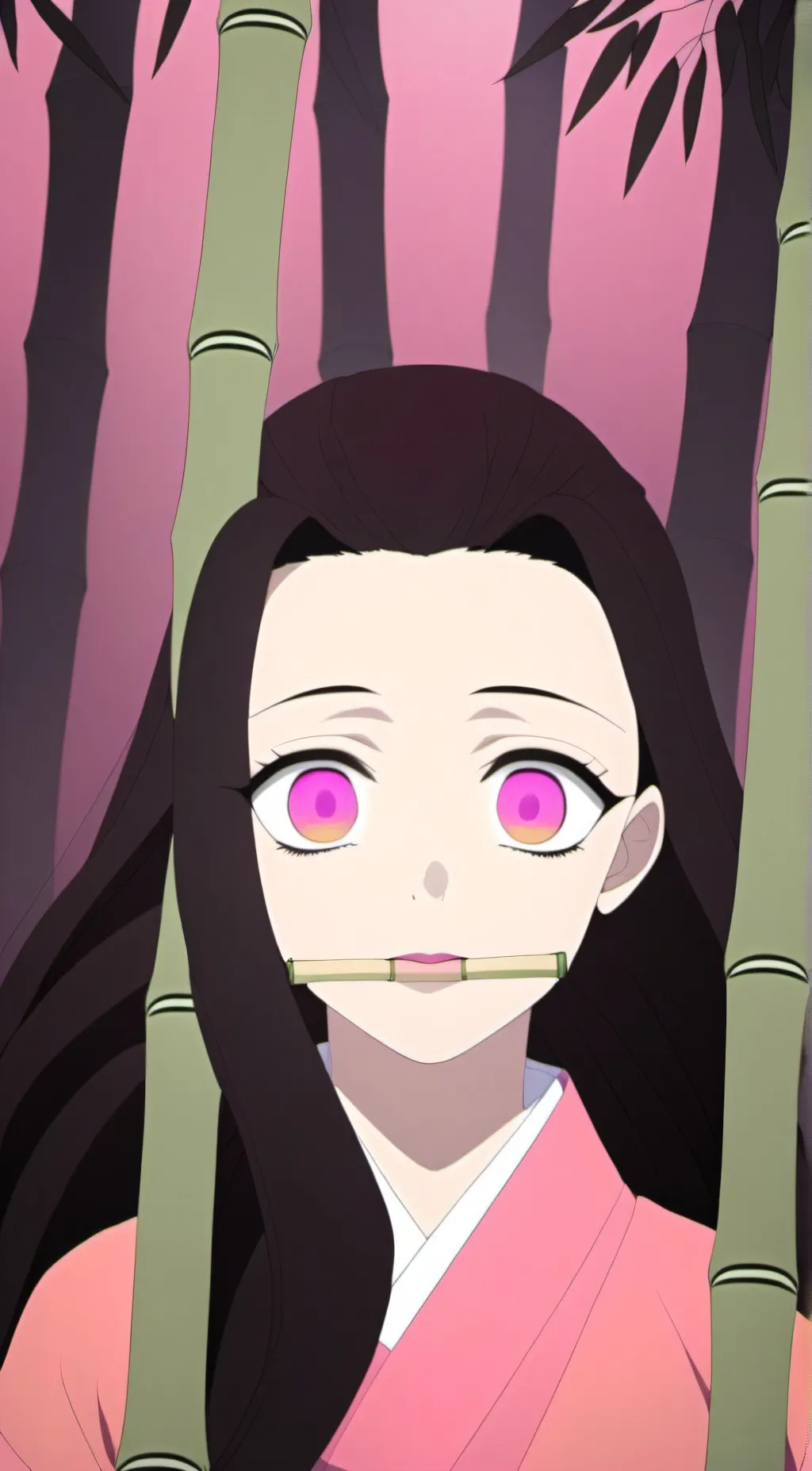 ai character: ★..:Nezuko Kamado background