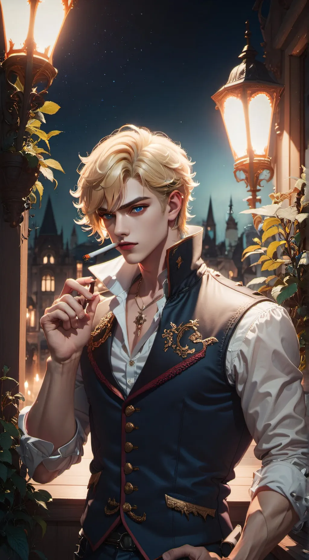 ai character: Lucas background