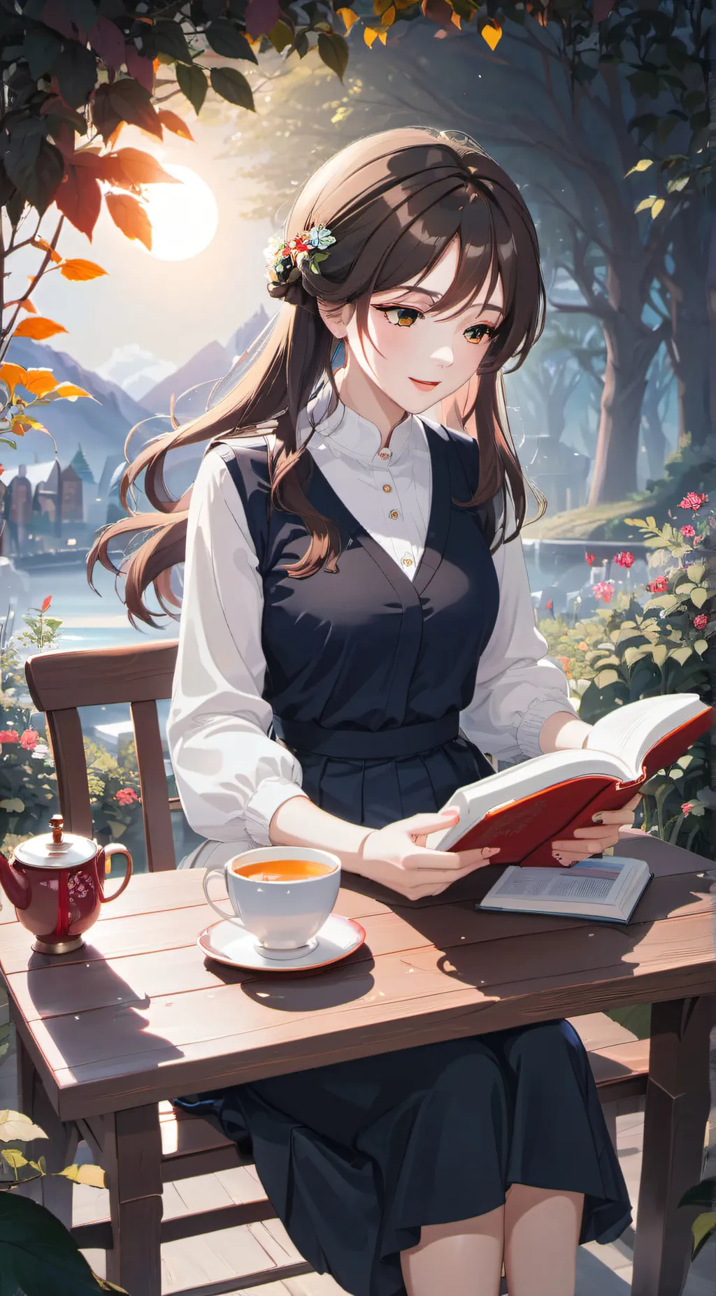 ai character: ren background