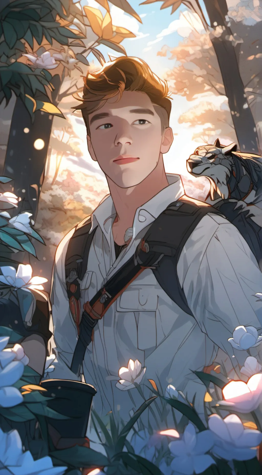 ai character: carter background