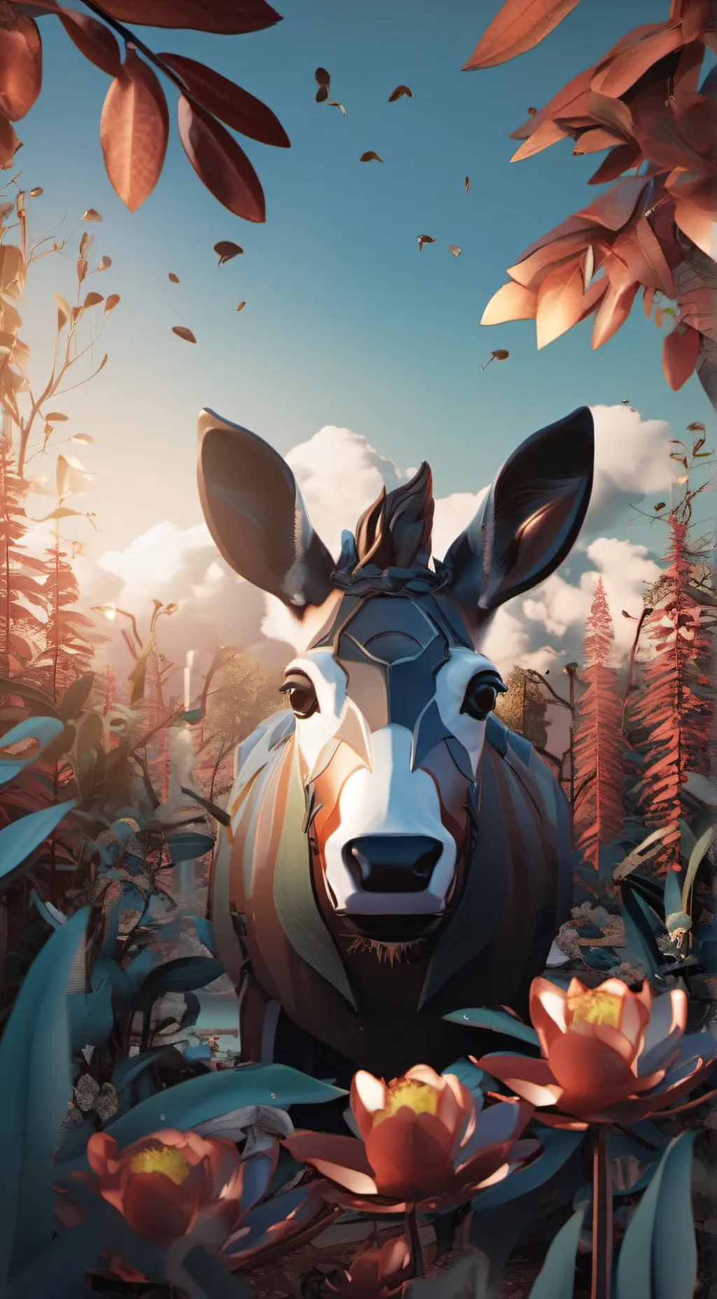 ai character: love background