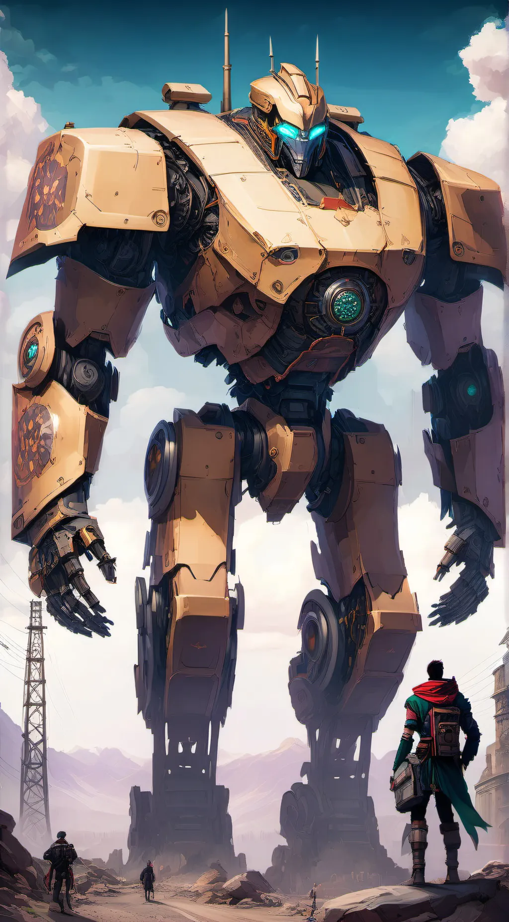 ai character: Tank Titan background