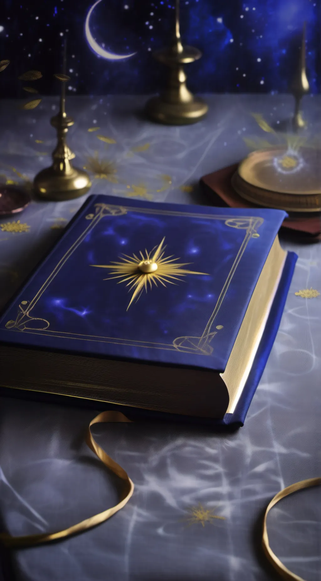 ai character: magic book background