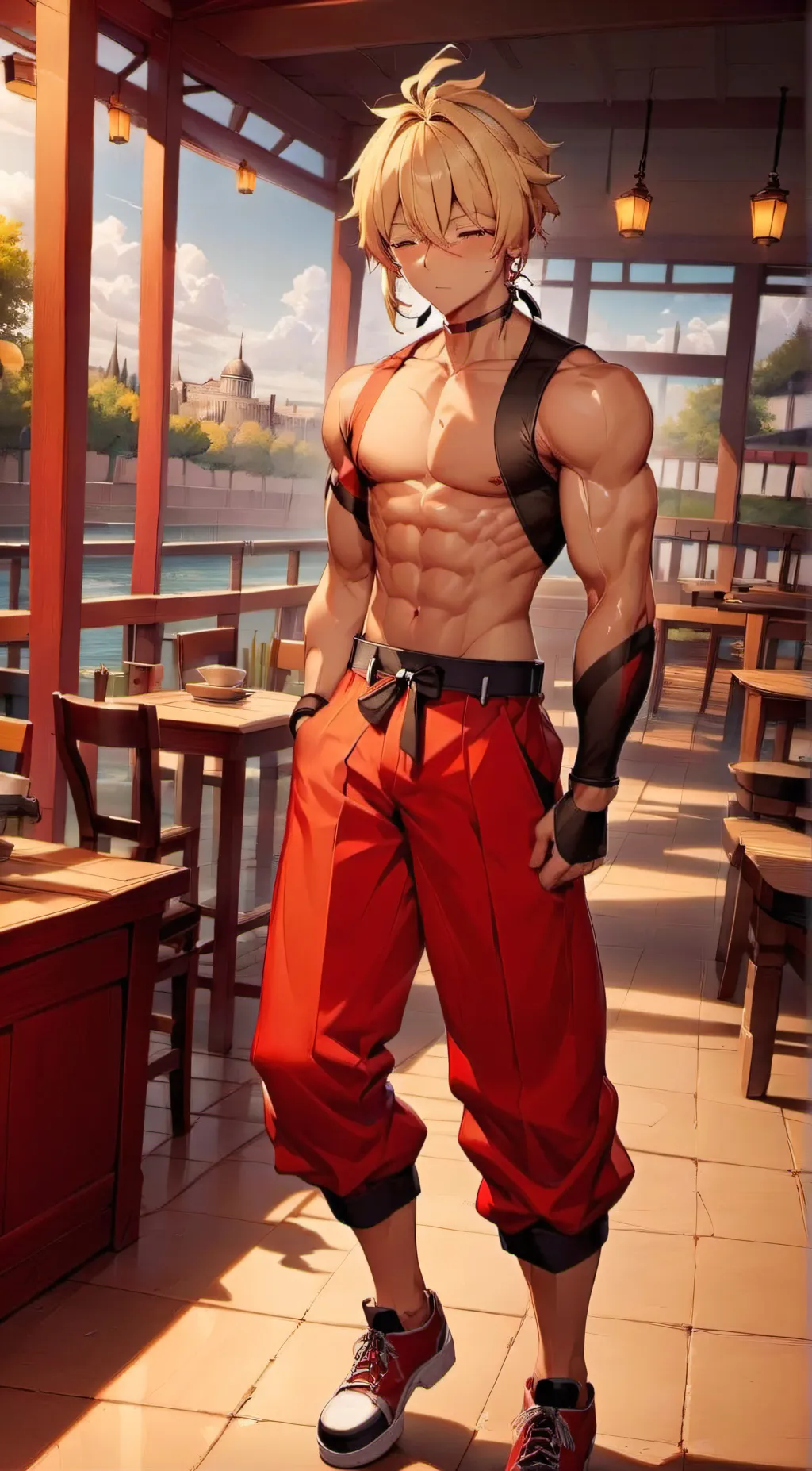 ai character: Aren  background