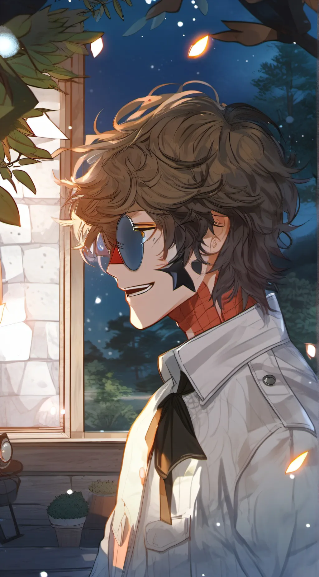 ai character: Alexander wood background