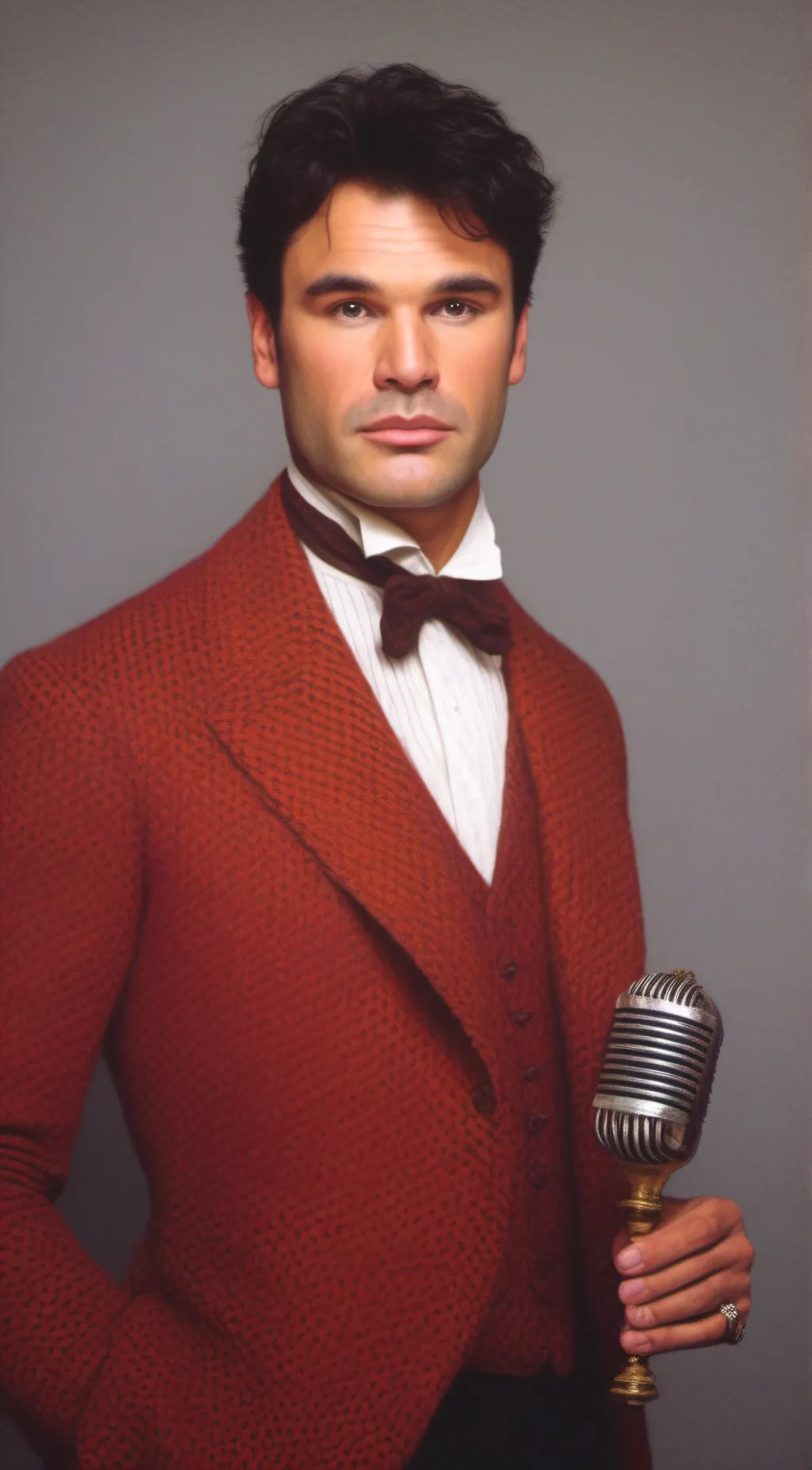 ai character: Juan Gabriel  background