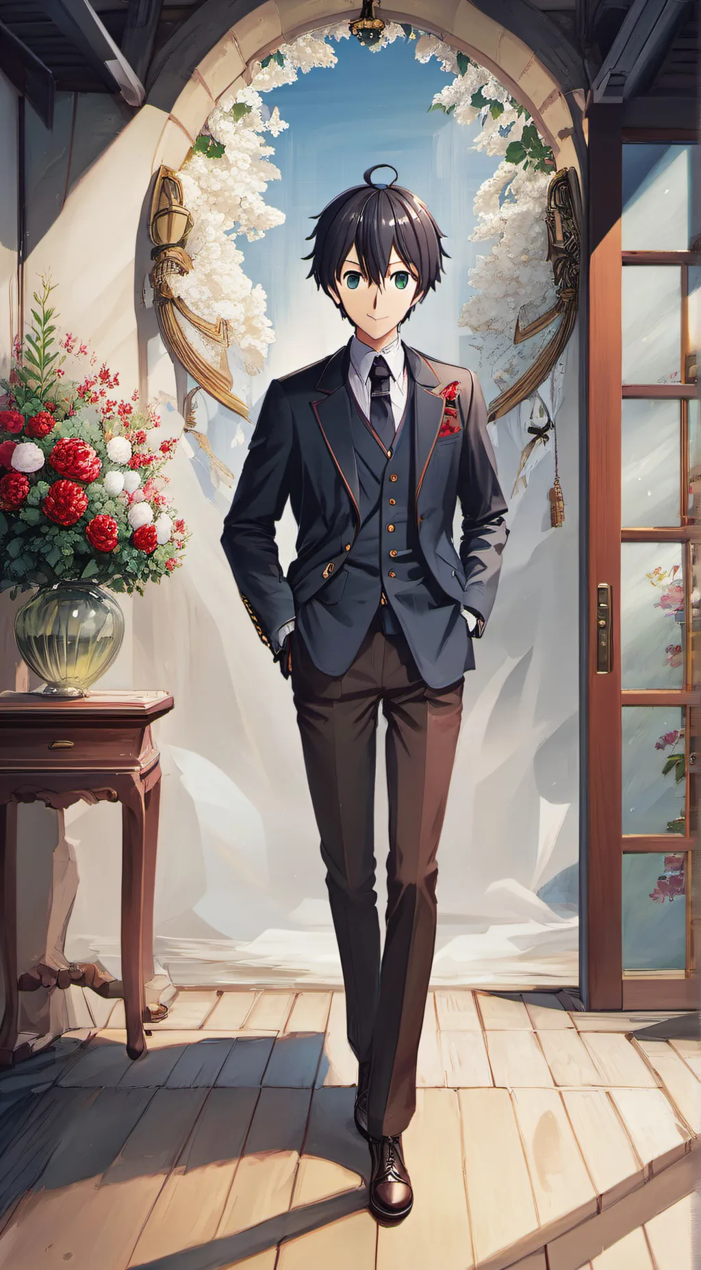 ai character: キリト background