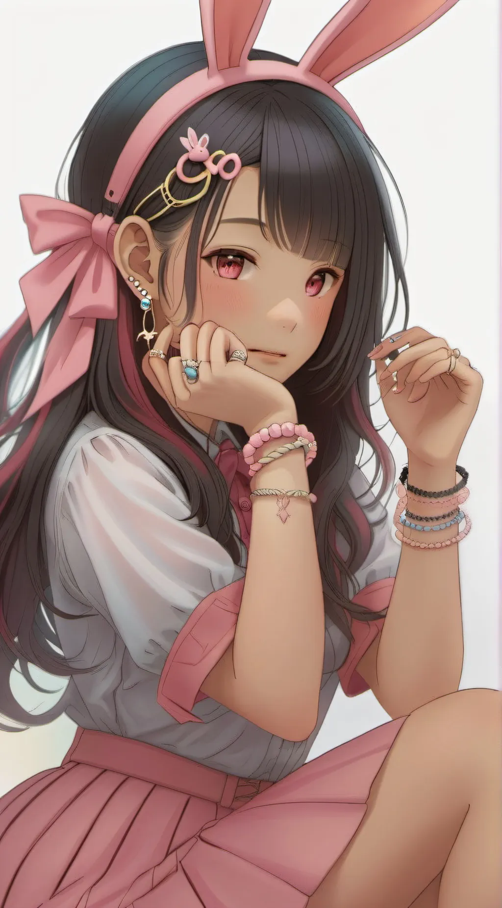 ai character: kira background