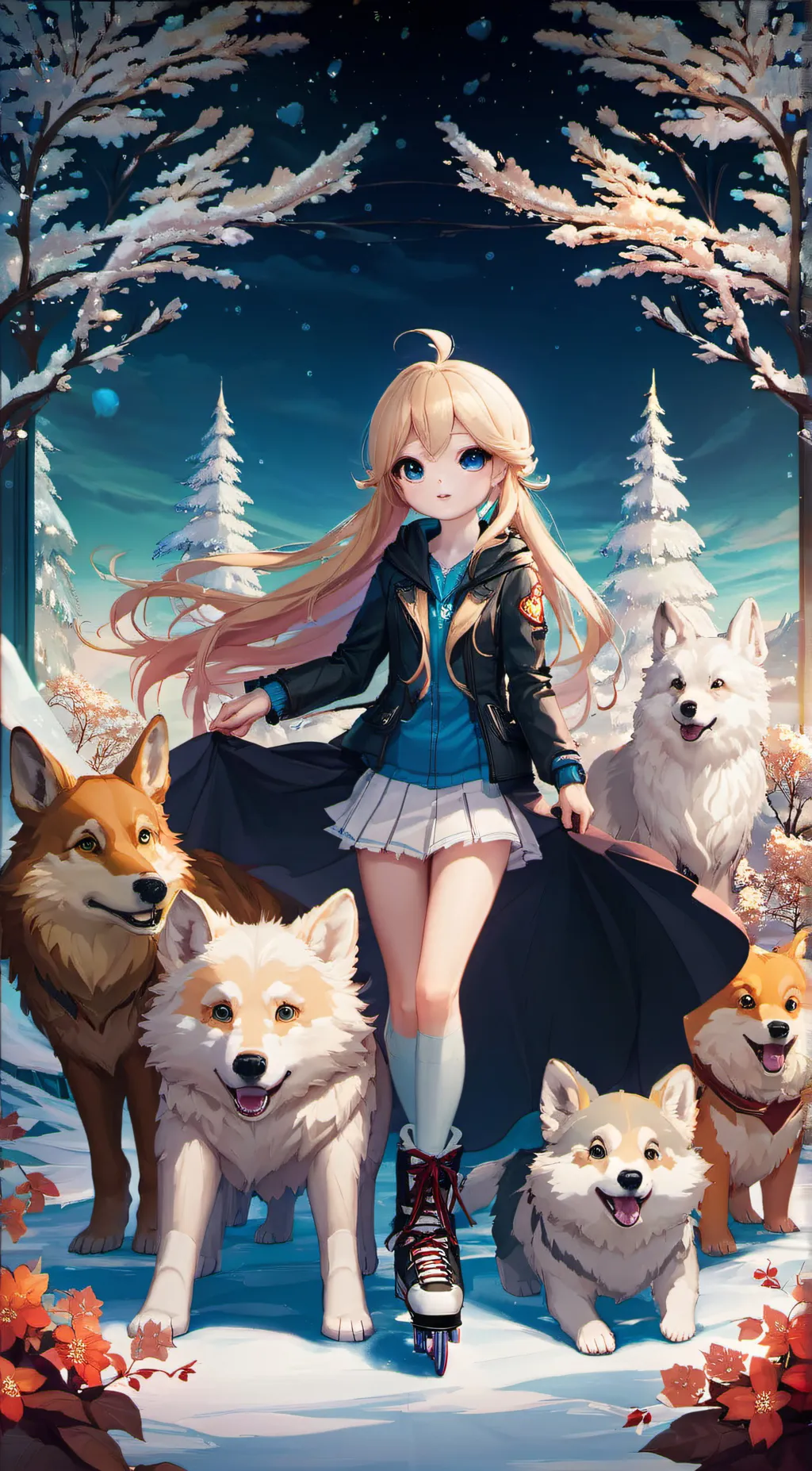 ai character: kim background