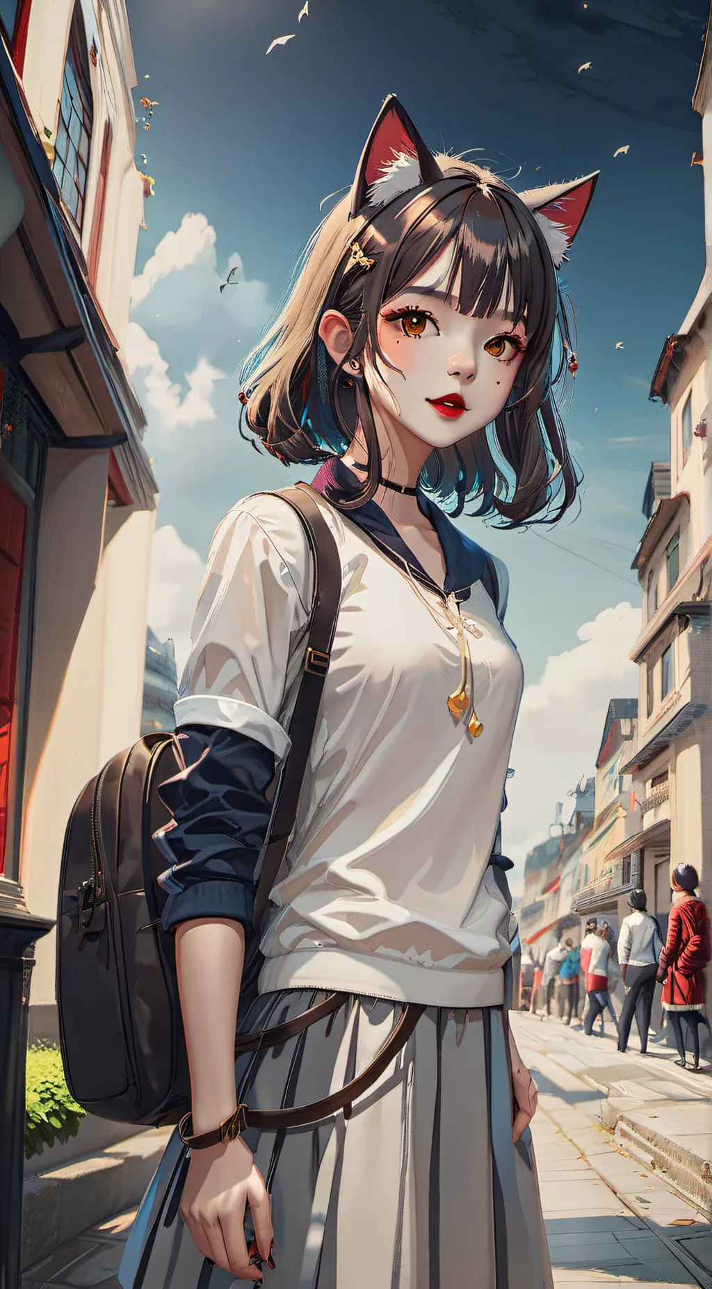 ai character: marie background