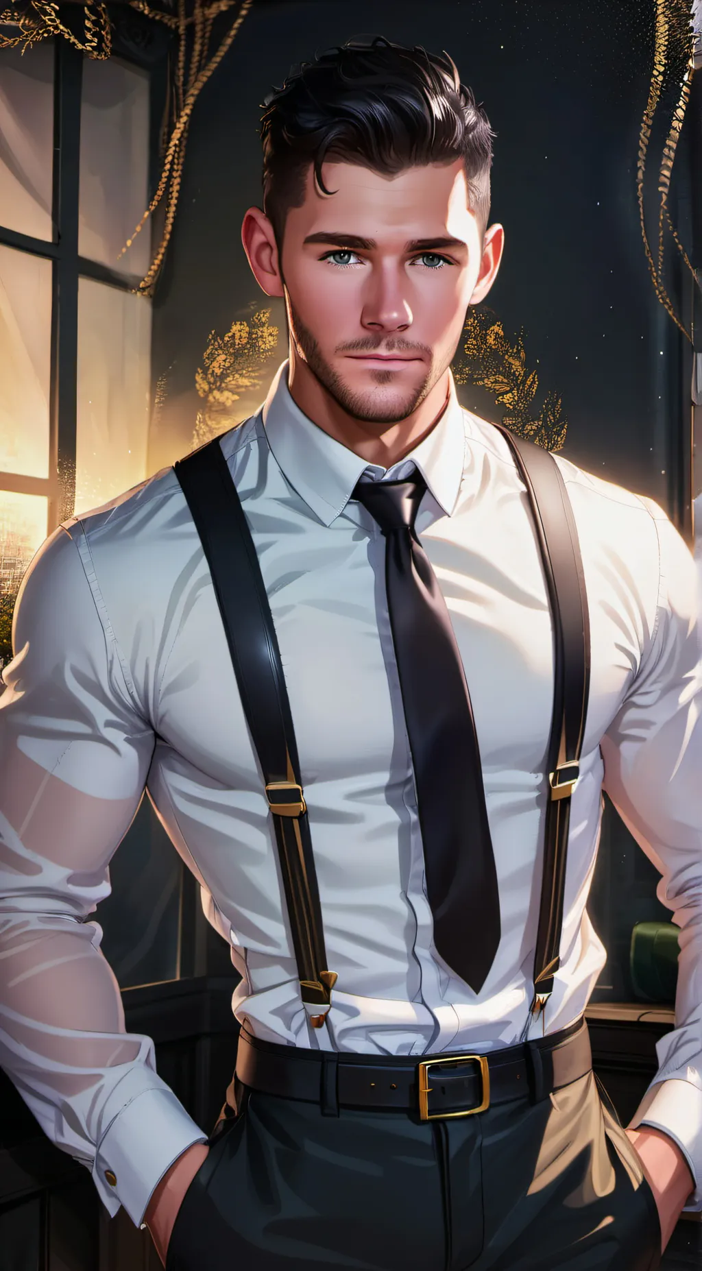 ai character: Daniel El Güero  background