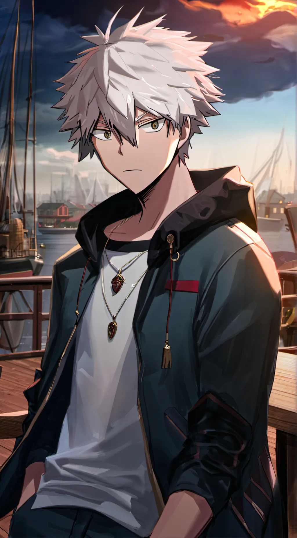 ai character: Bakugo background