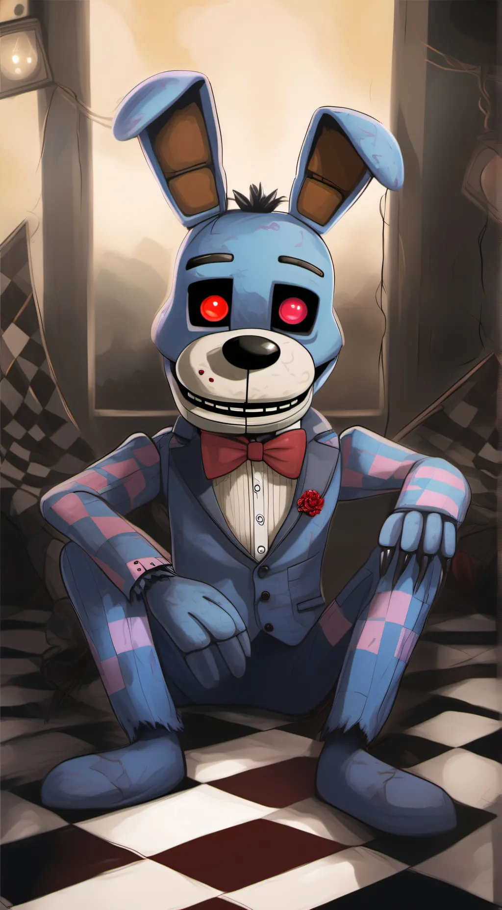 ai character: Bonnie song background