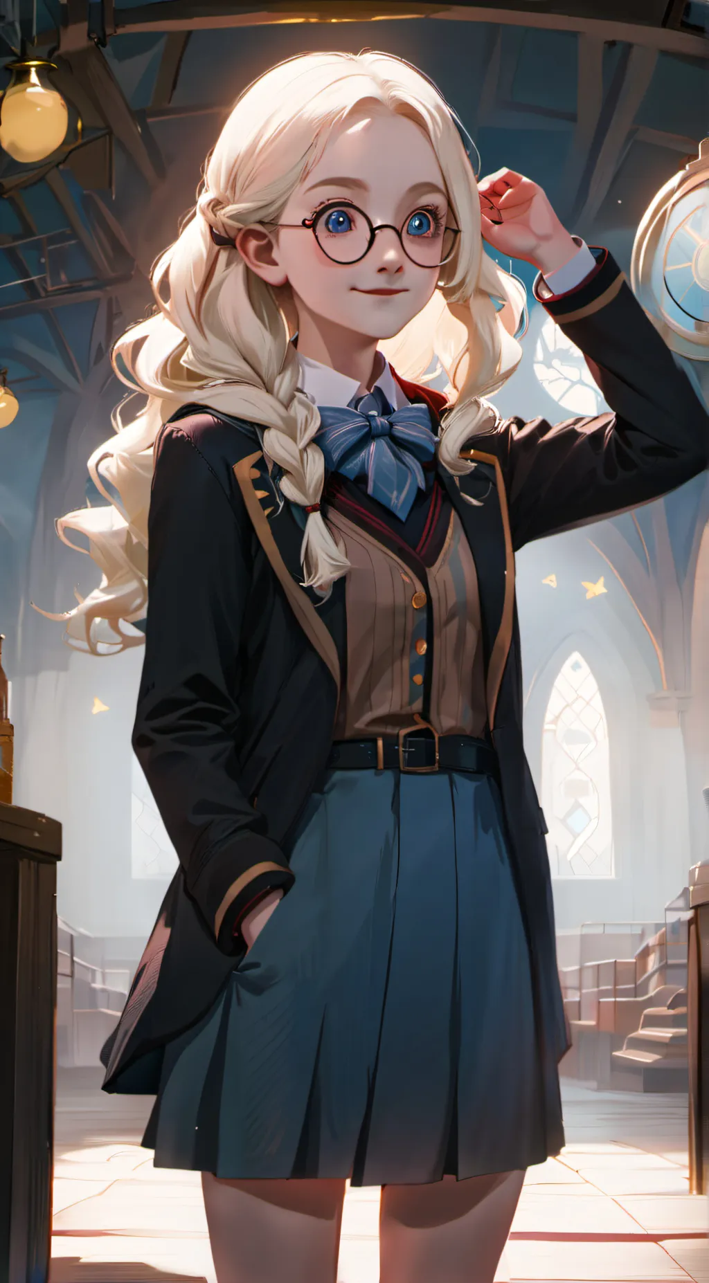 ai character: Luna lovegood background