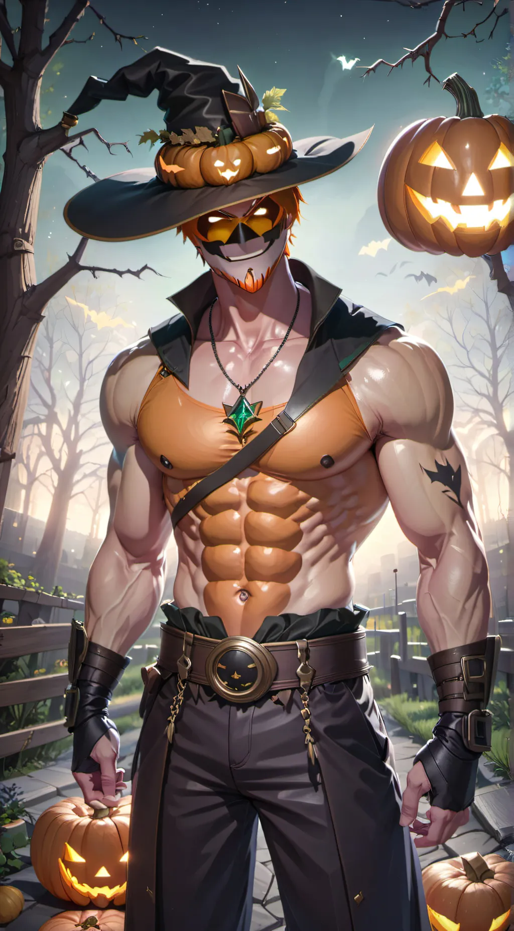 ai character: Gavin Jack-O background