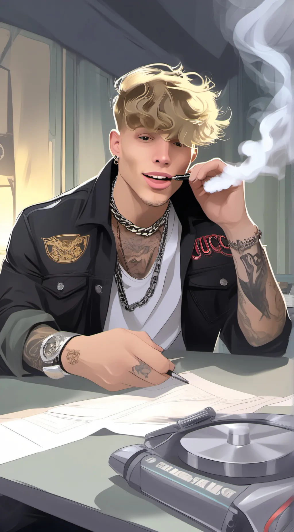 ai character: Nicolas background