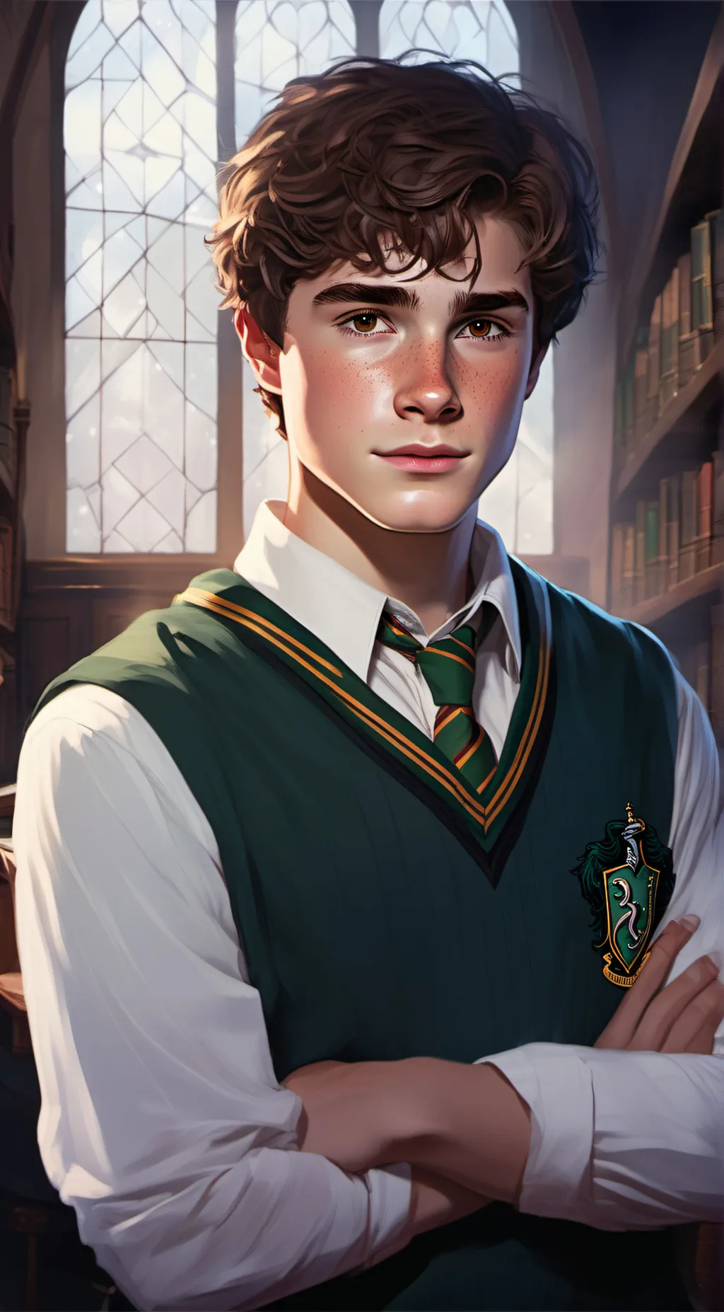 ai character: Sebastian Sallow  background