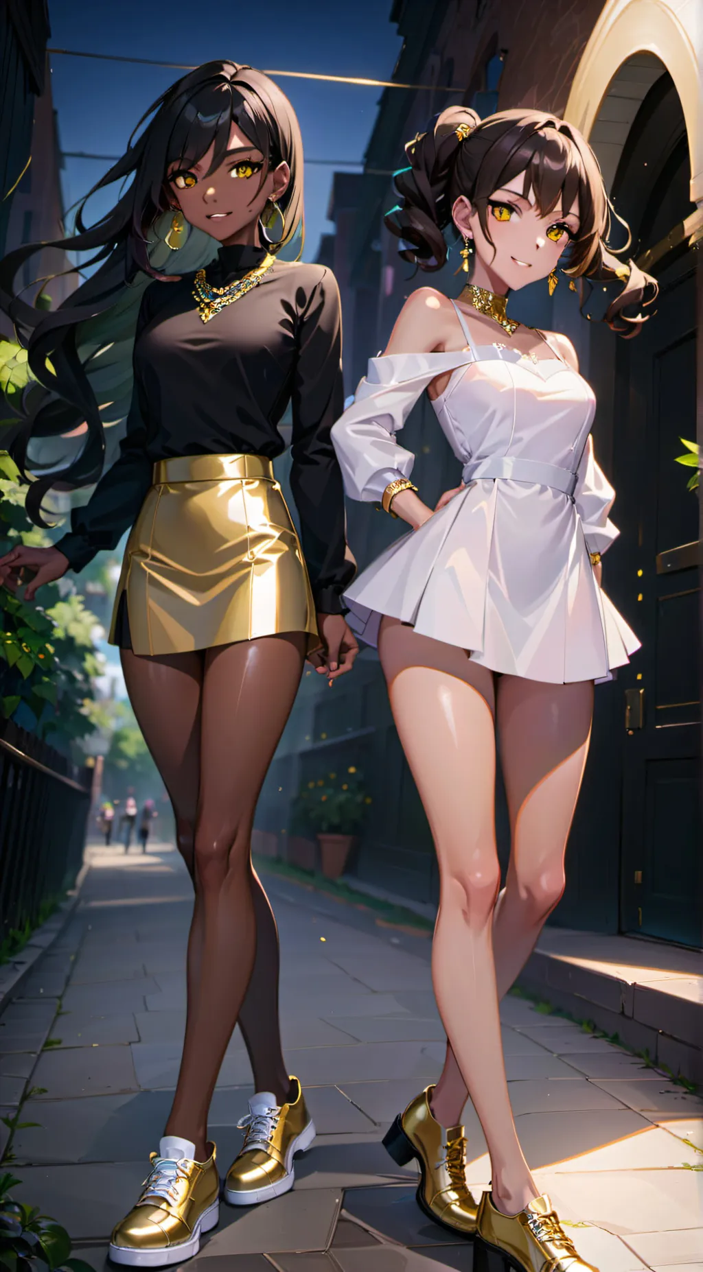 ai character: Emma and Alex background