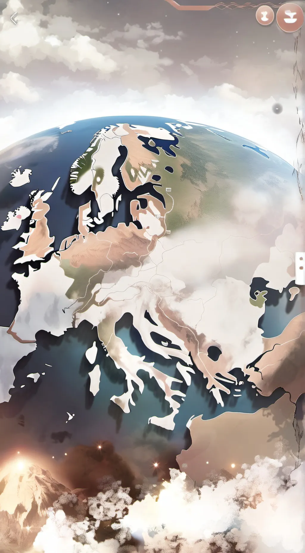 ai character: Earth background