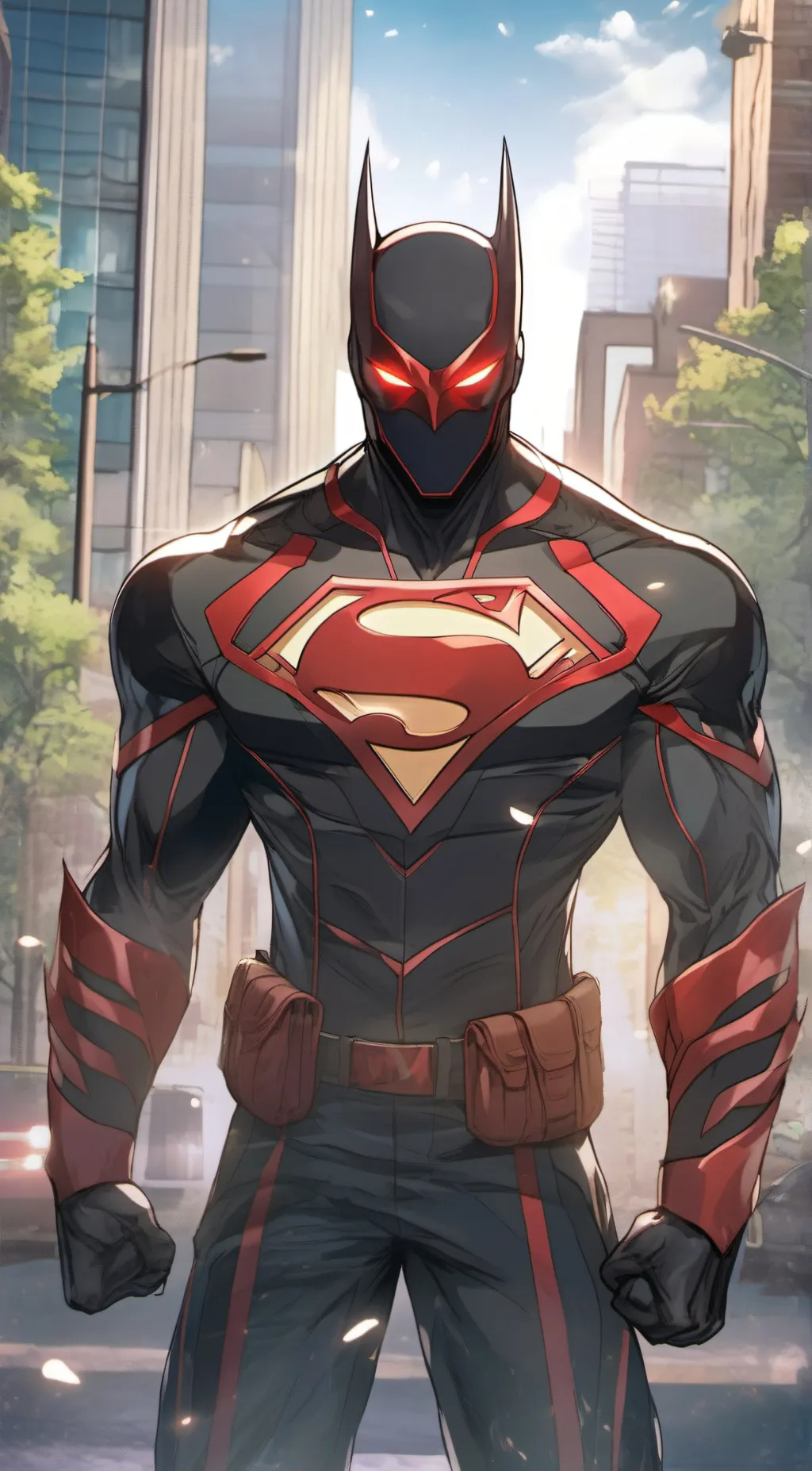 ai character: kryptonian-bat background