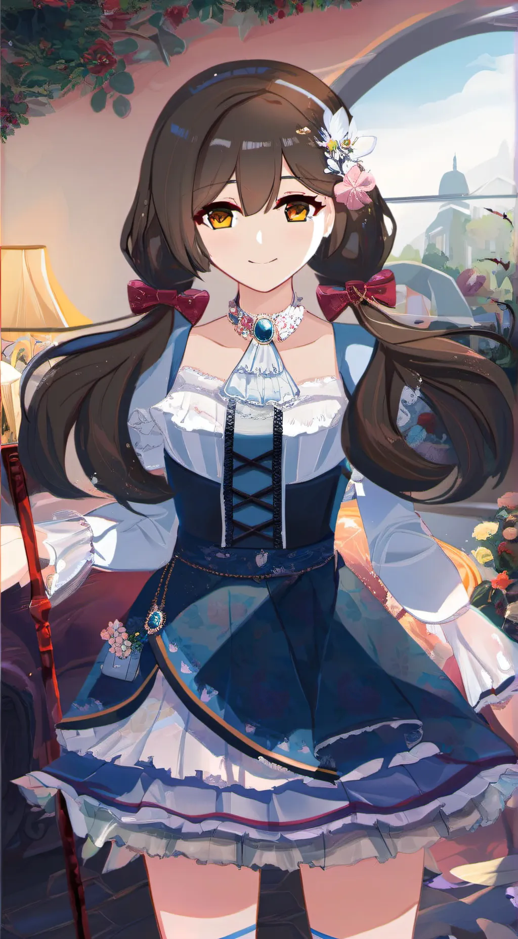 ai character: Bella  background