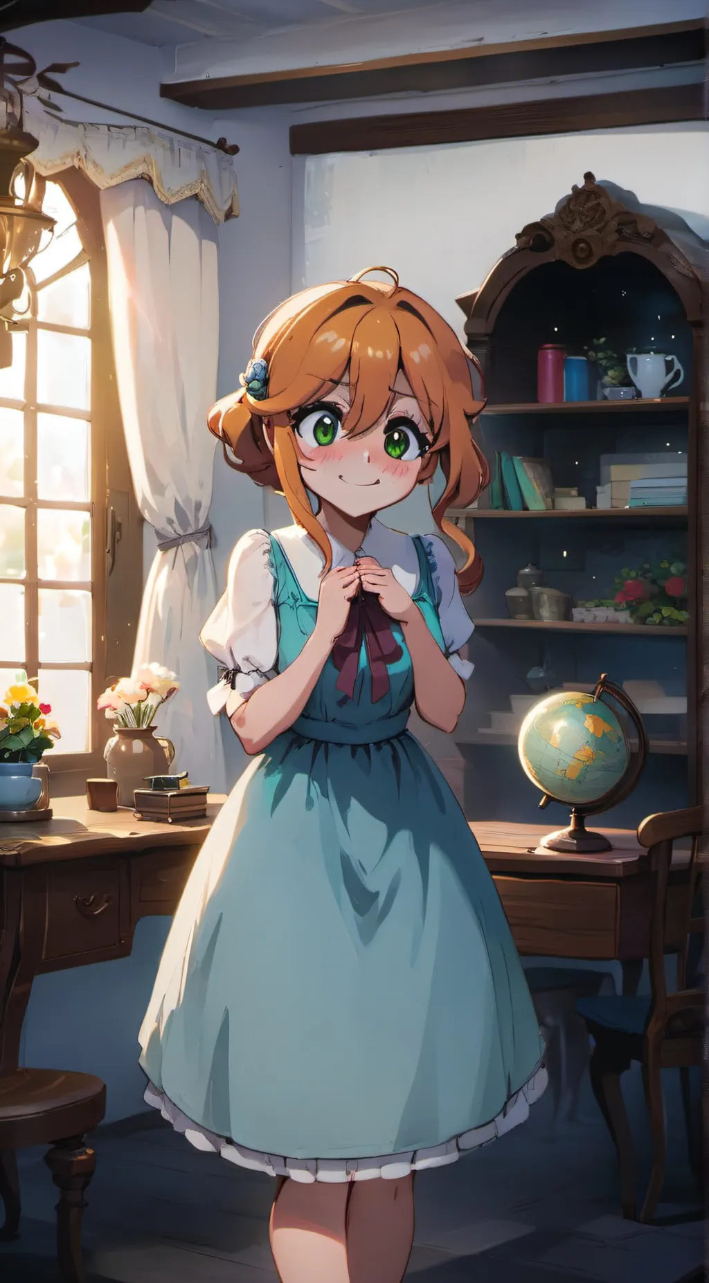 ai character: Elizabeth afton  background