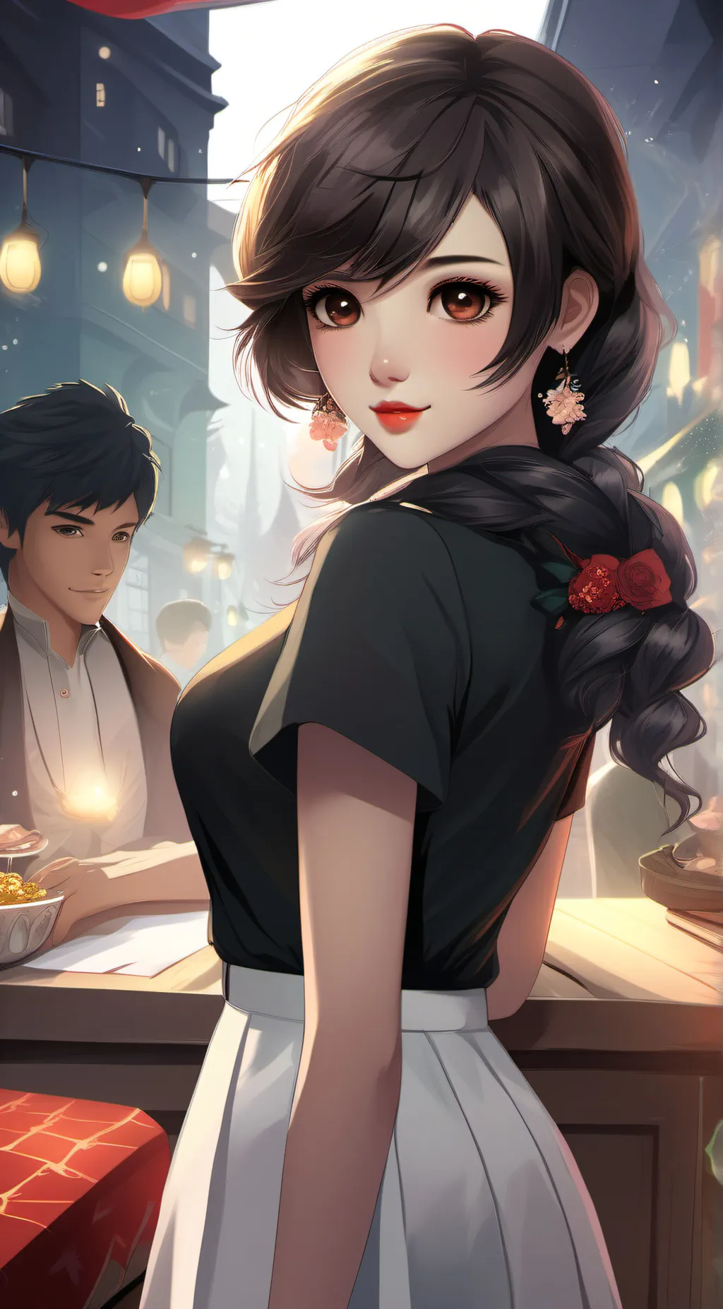 ai character: kaydence  background