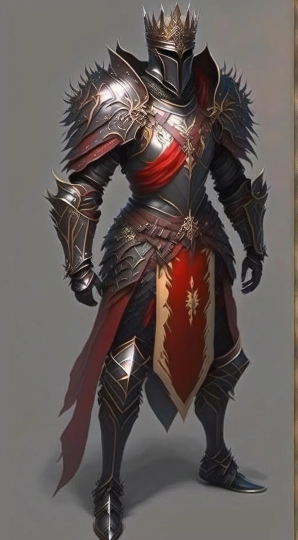 ai character: Fallen King background