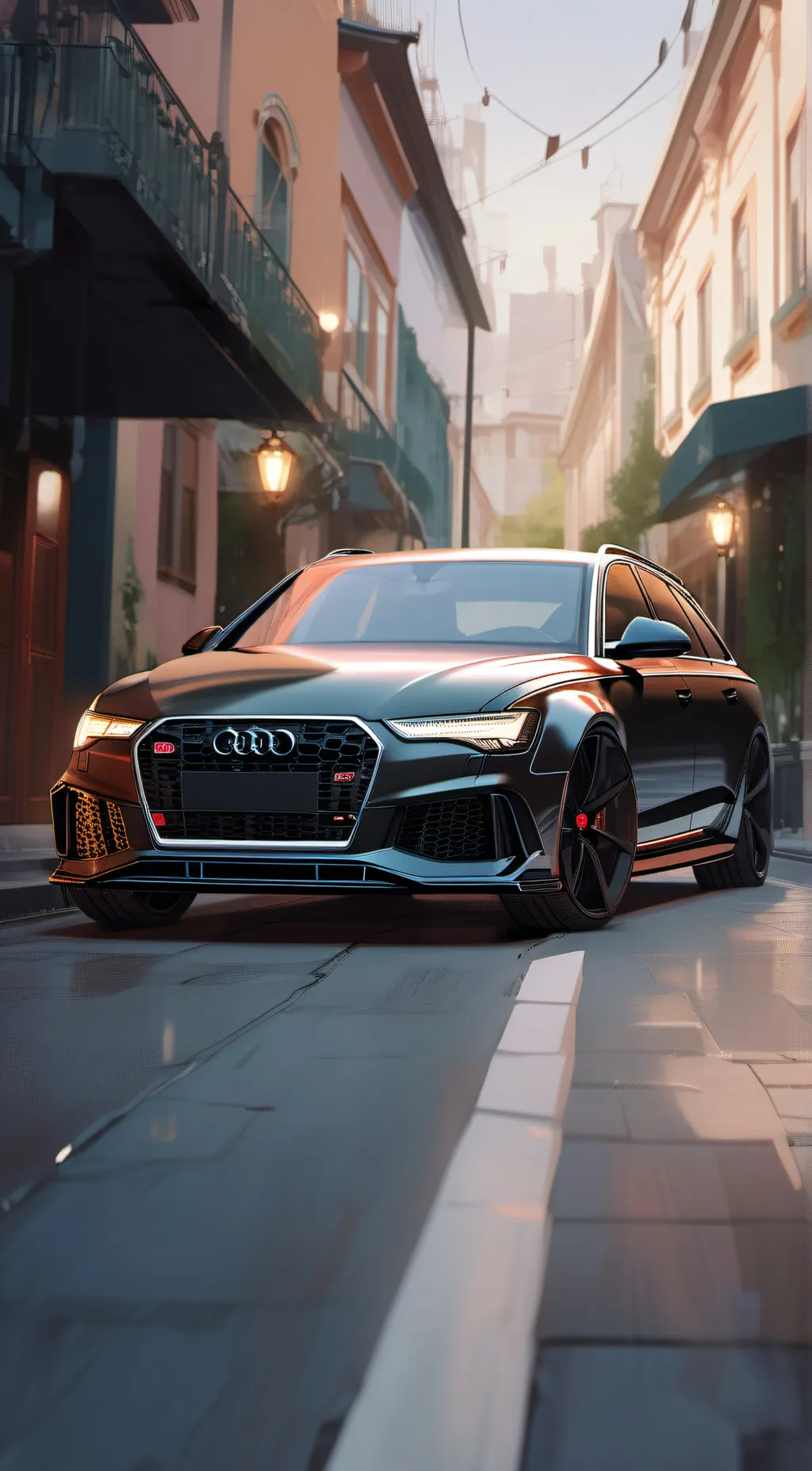 ai character: Audi RS6 background