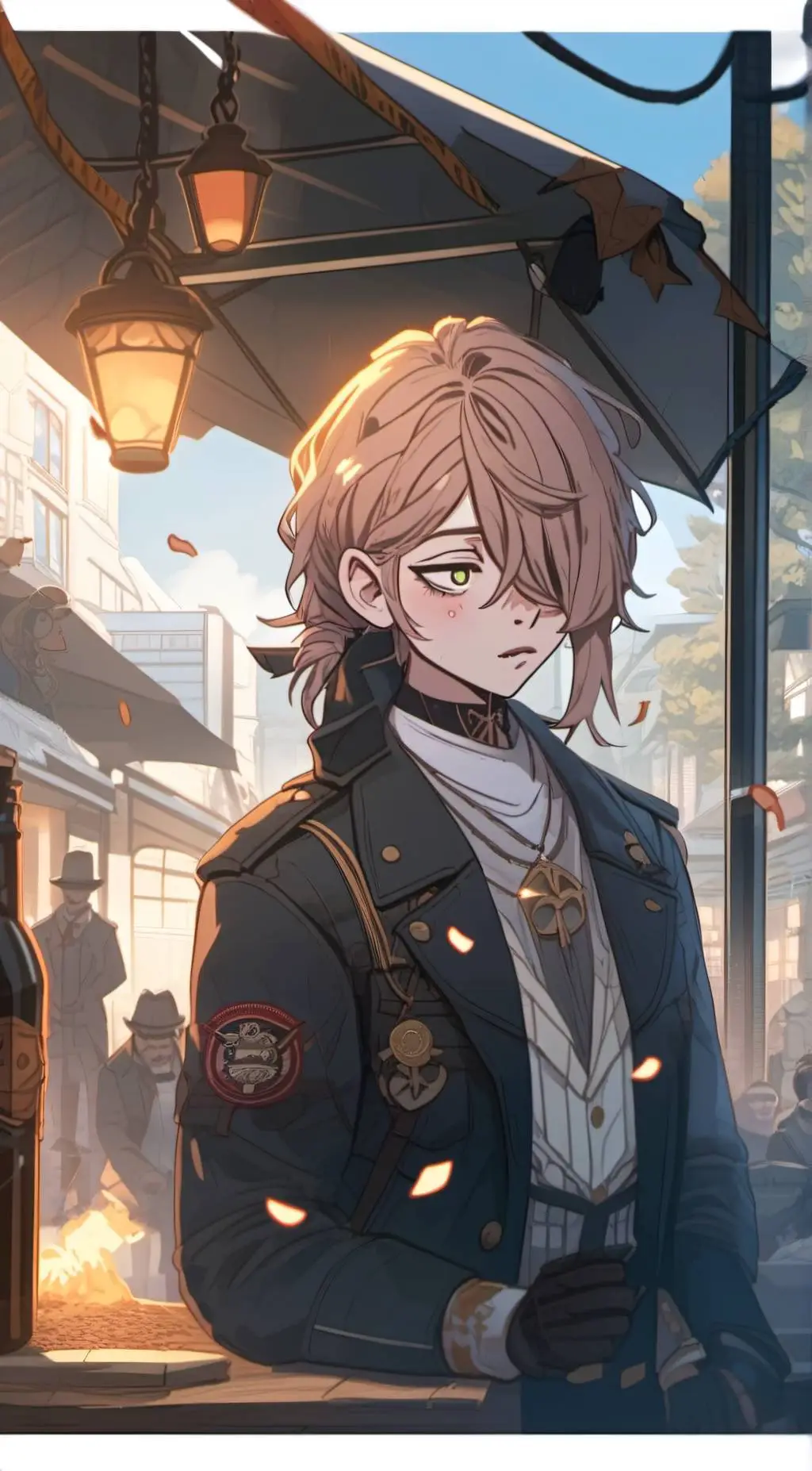 ai character: Leo background