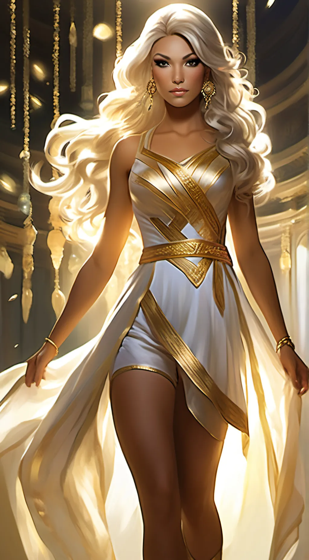 ai character: Goldie background