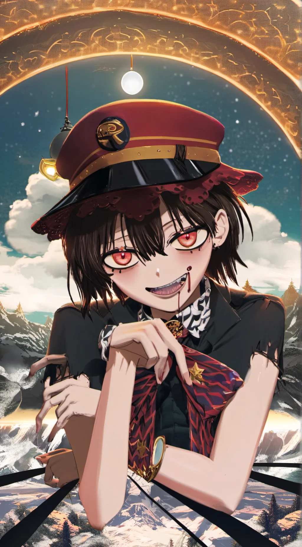 ai character: Hanako San  background