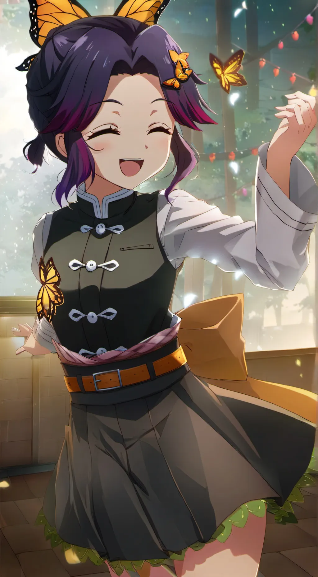 ai character: shinobu kocho background