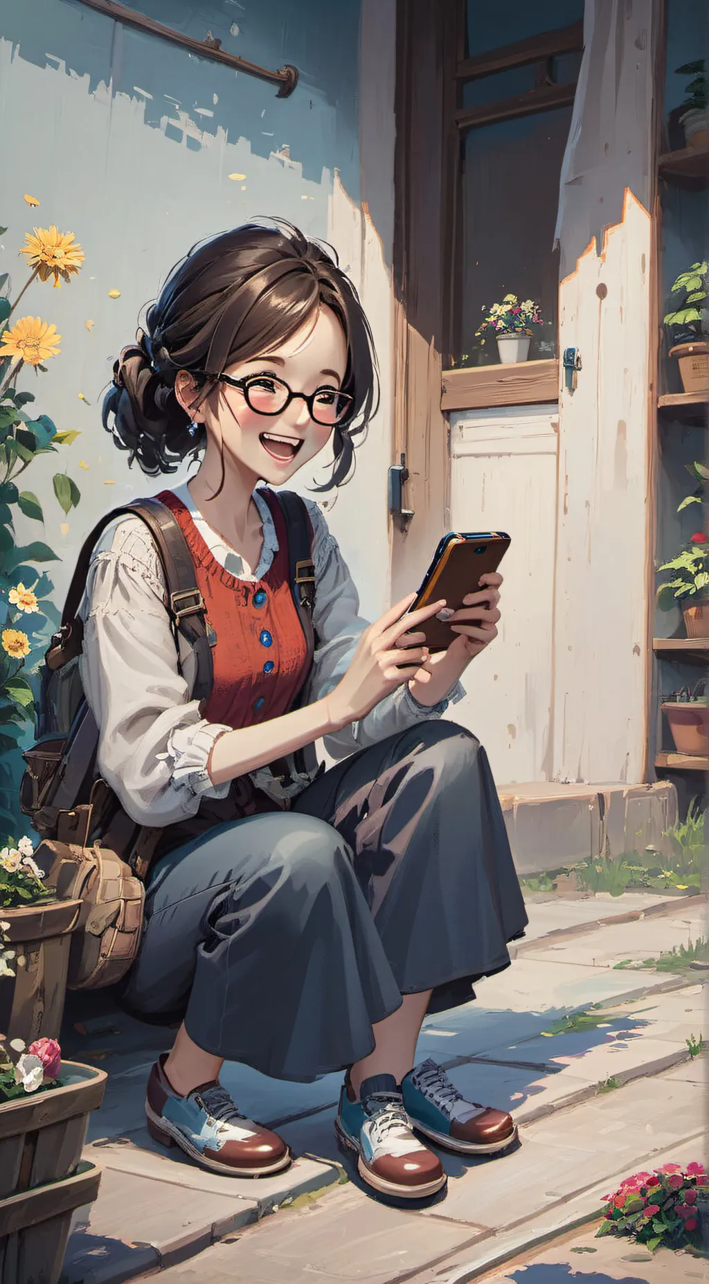 ai character: Lucy background