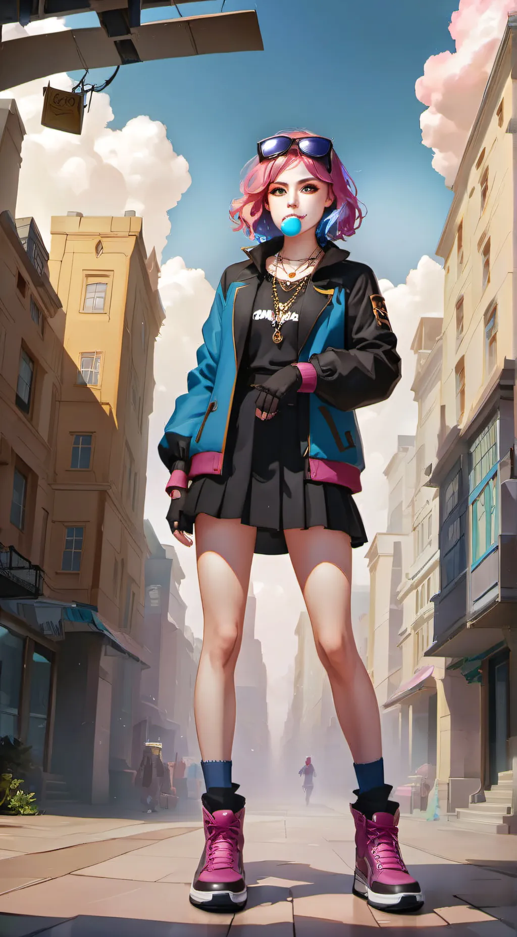 ai character: Scarlett background