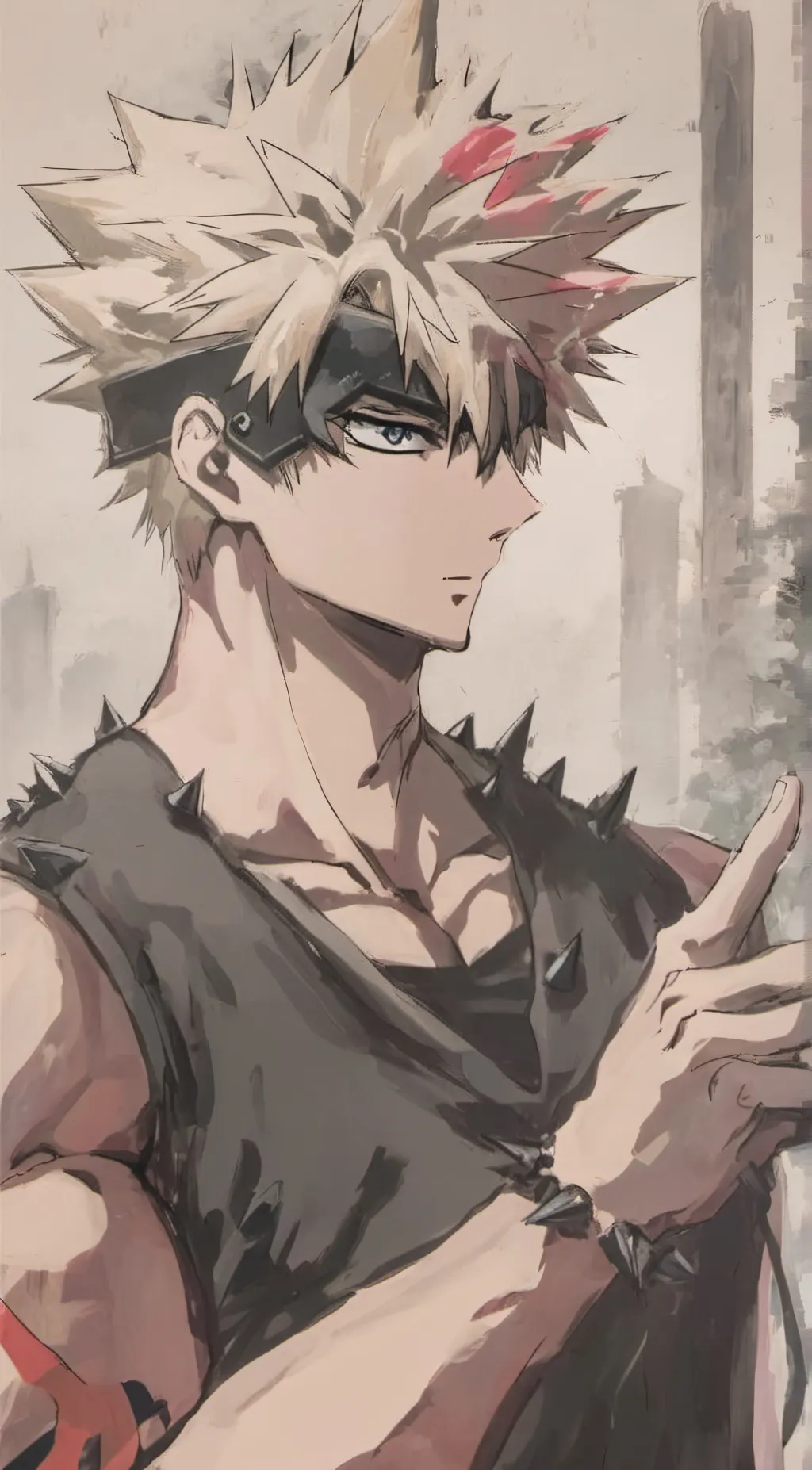 ai character: Bakugo background