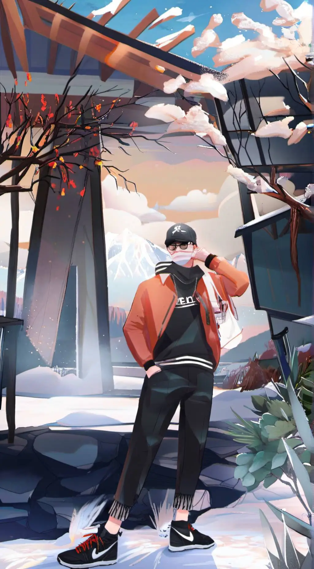 ai character: Max background