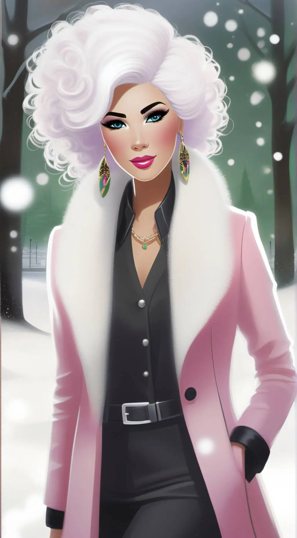 ai character: Winter’s Fury background