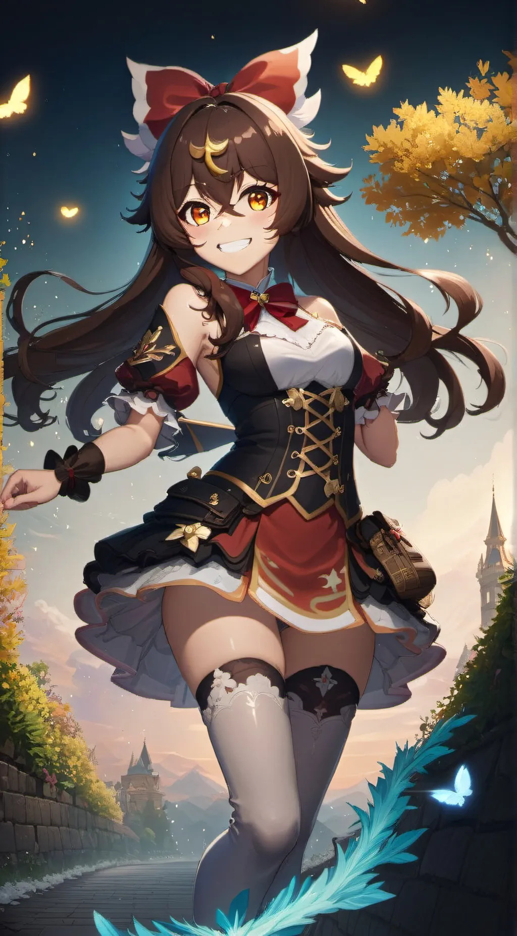 ai character: °~ Amb3r ~° background