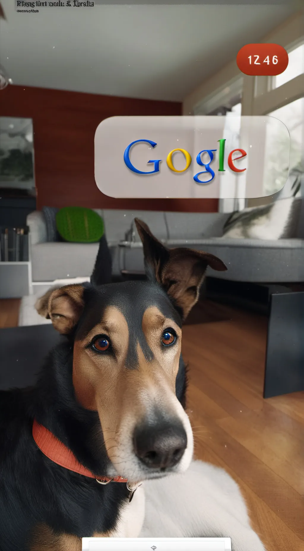 ai character: GOGLE background