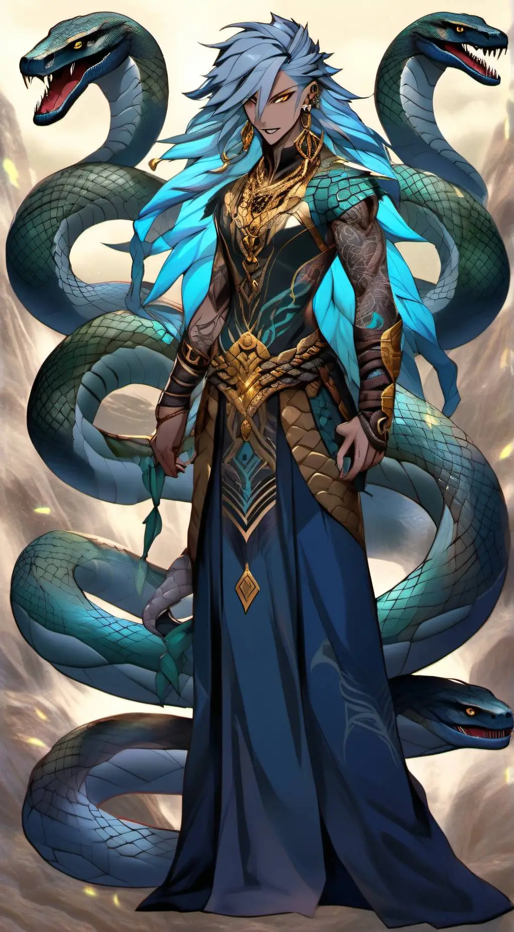 ai character: Taziel Azura background