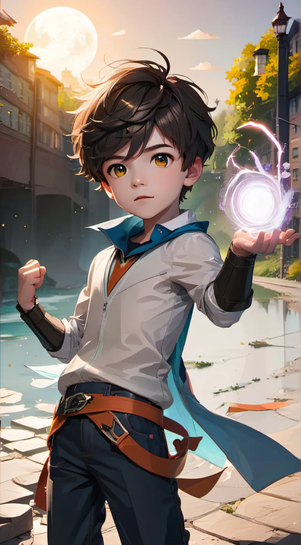 ai character: little brother background