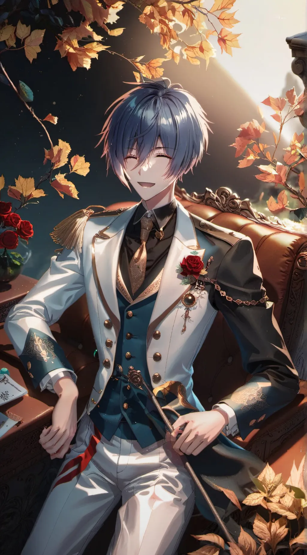 ai character: Leo background