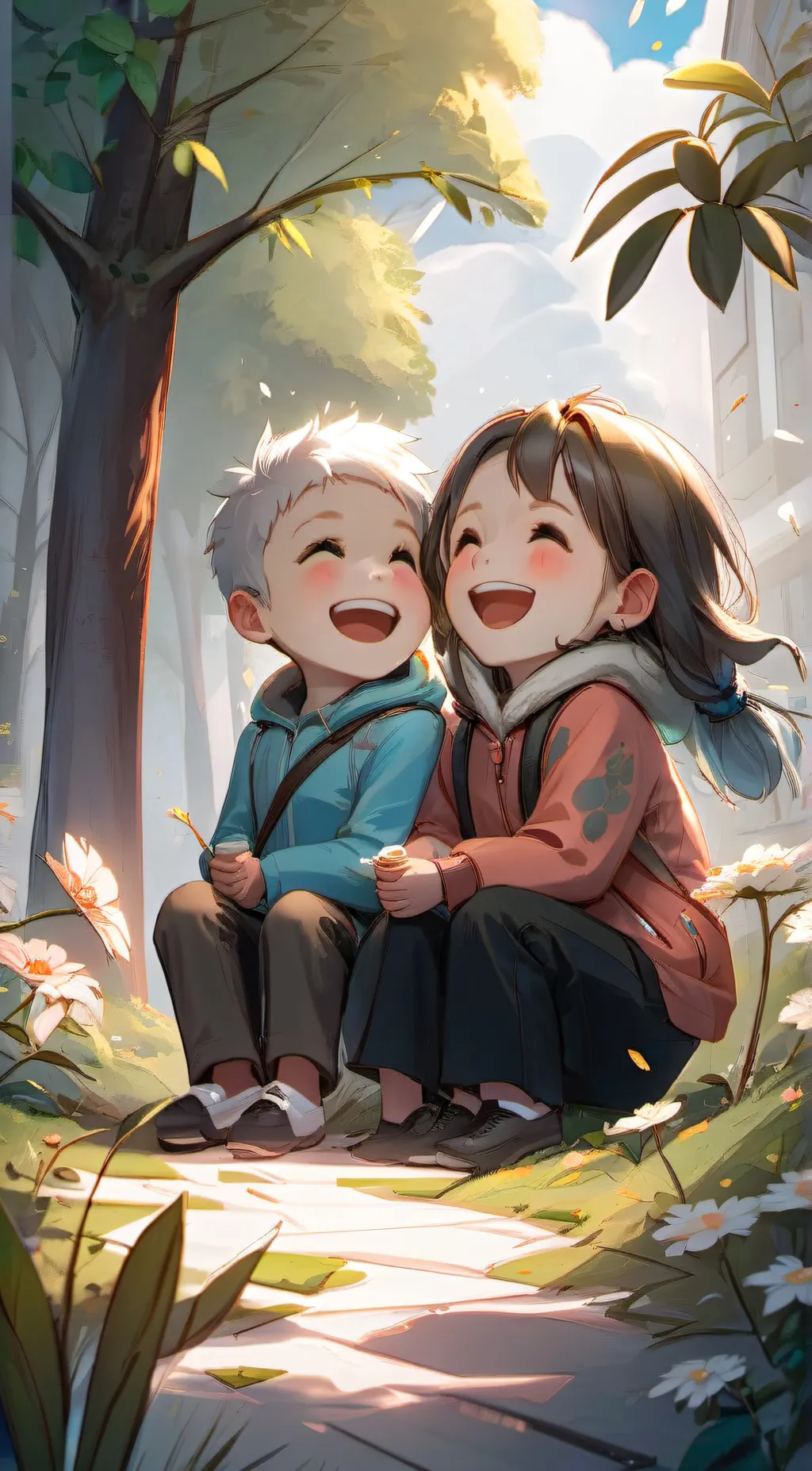 ai character: mico and chan background